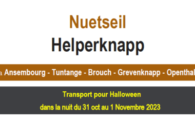 Late Night Bus – Horaire spécial Halloween