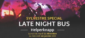 Late Night Bus - Horaire spécial St. Sylvestre