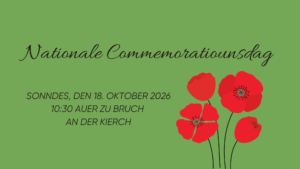 Nationale Commemoratiounsdag - Journée de Commémoration Nationale