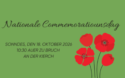 Nationale Commemoratiounsdag – Journée de Commémoration Nationale