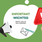 Sécherheetswarnung – verdächteg E-Mail / Alerte sécurité – courriel frauduleux